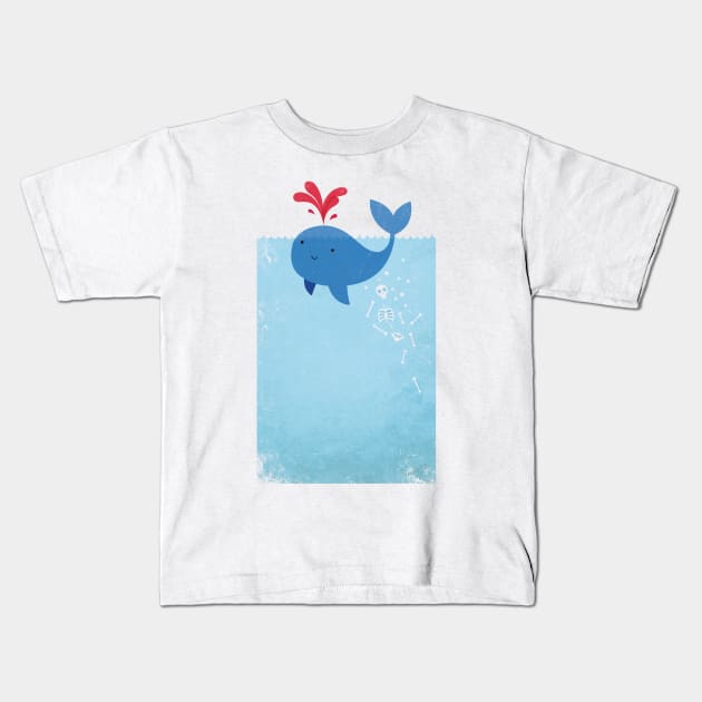 Killer Whale Kids T-Shirt by DinoMike